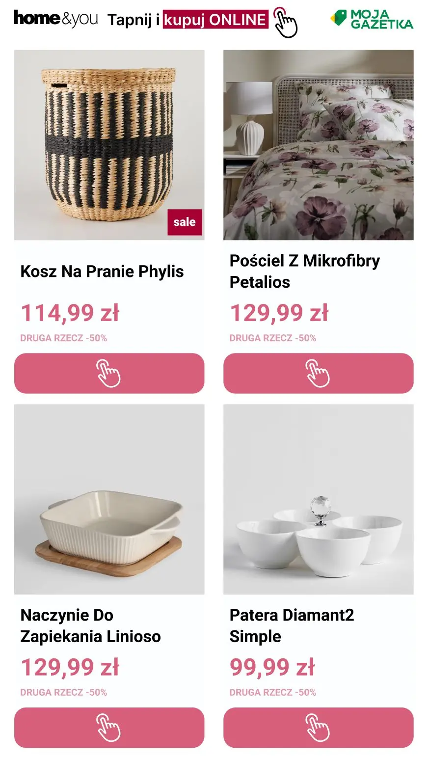 gazetka promocyjna home&you Druga rzecz -50% 🎀 - Strona 2