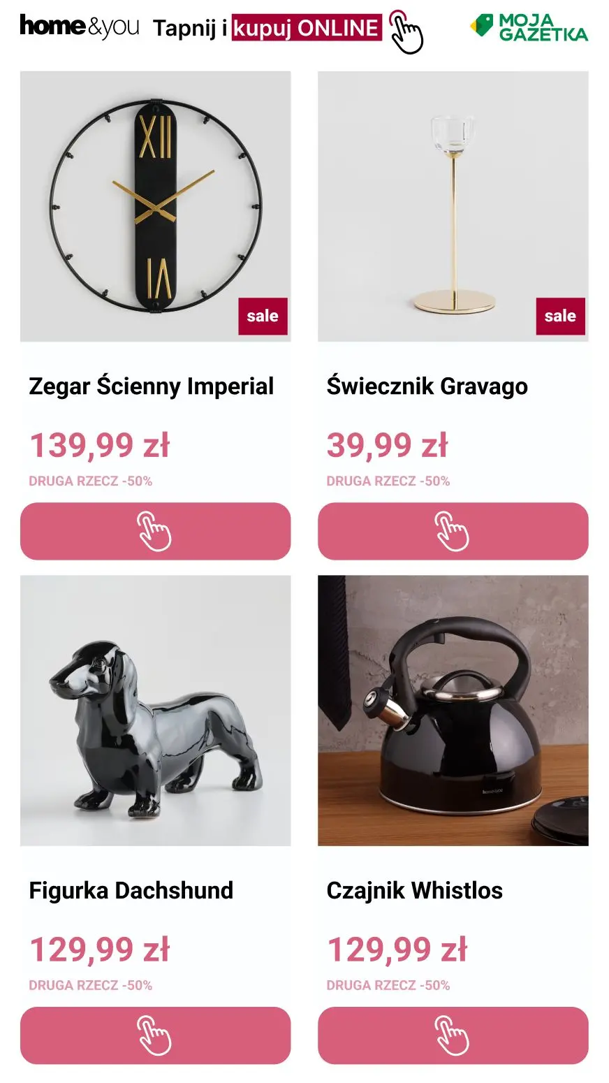 gazetka promocyjna home&you Druga rzecz -50% 🎀 - Strona 3