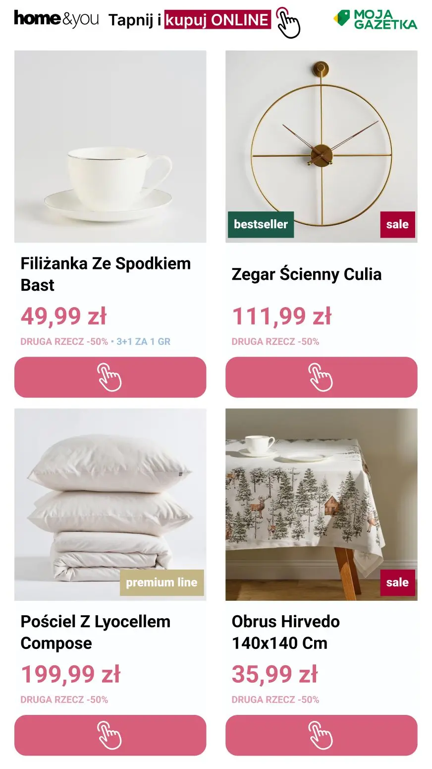 gazetka promocyjna home&you Druga rzecz -50% 🎀 - Strona 4