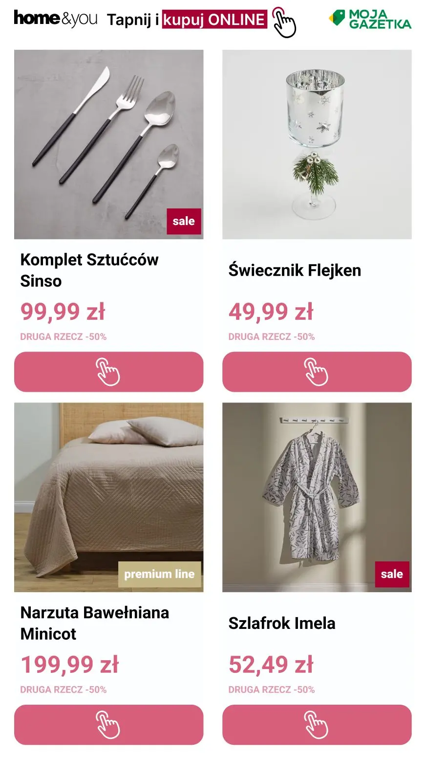 gazetka promocyjna home&you Druga rzecz -50% 🎀 - Strona 5