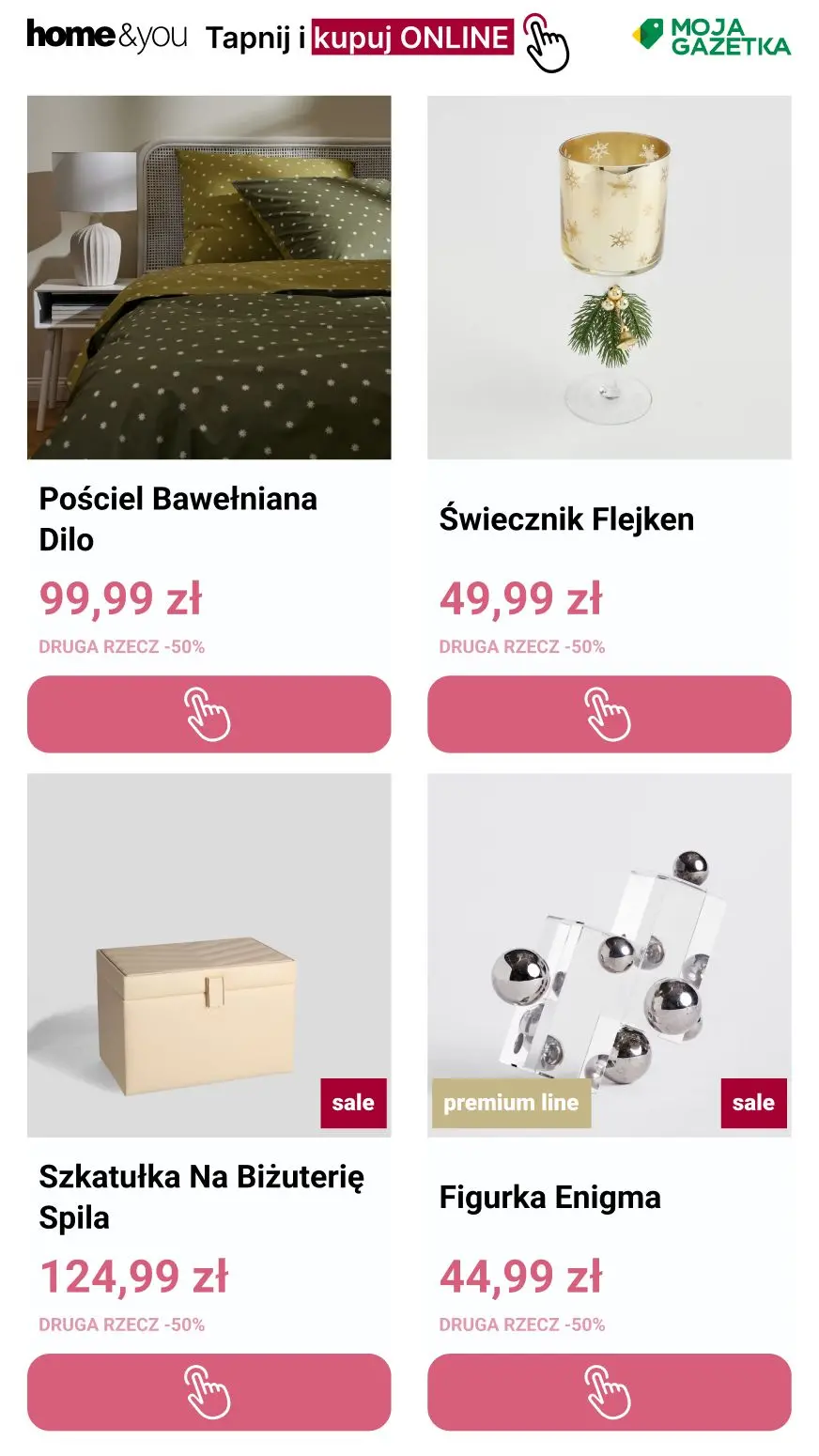 gazetka promocyjna home&you Druga rzecz -50% 🎀 - Strona 8