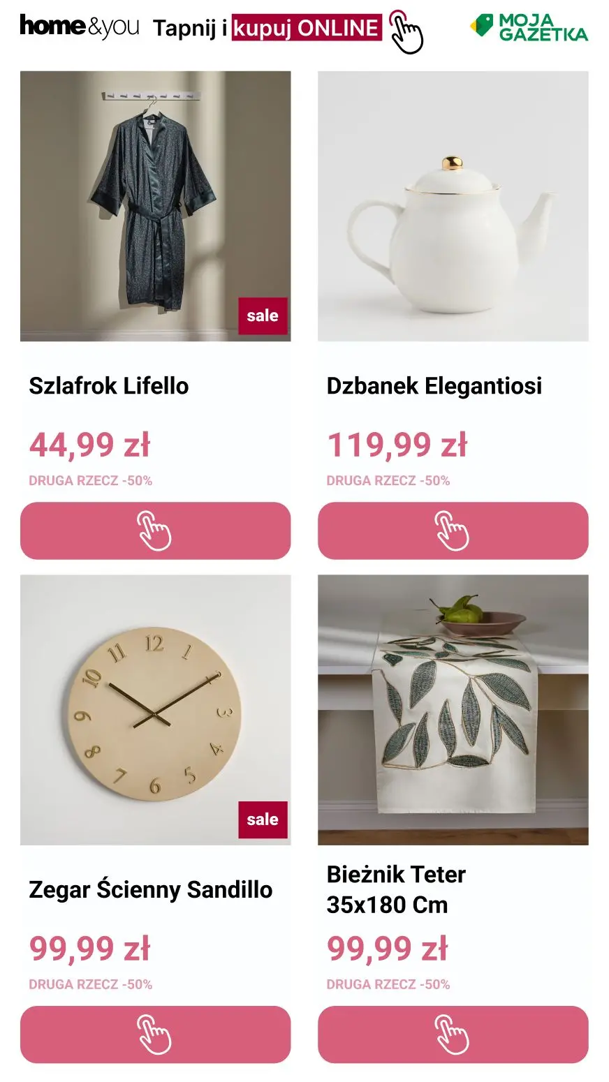 gazetka promocyjna home&you Druga rzecz -50% 🎀 - Strona 9