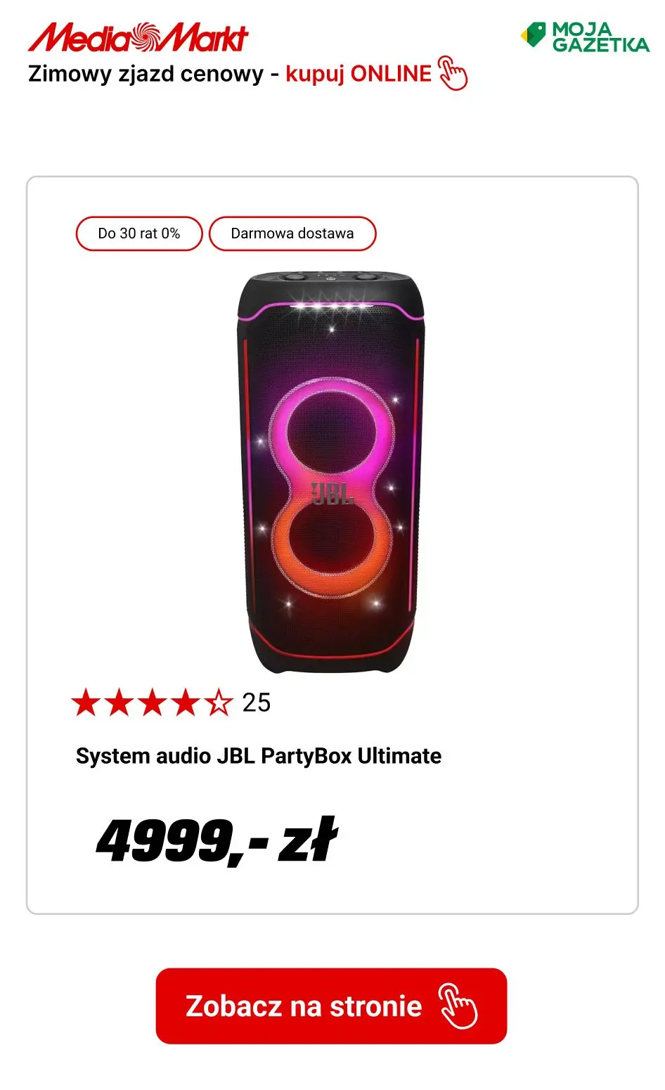 gazetka promocyjna Media Markt Zimowy zjazd cenowy! Kupuj w super cenach! - Strona 21