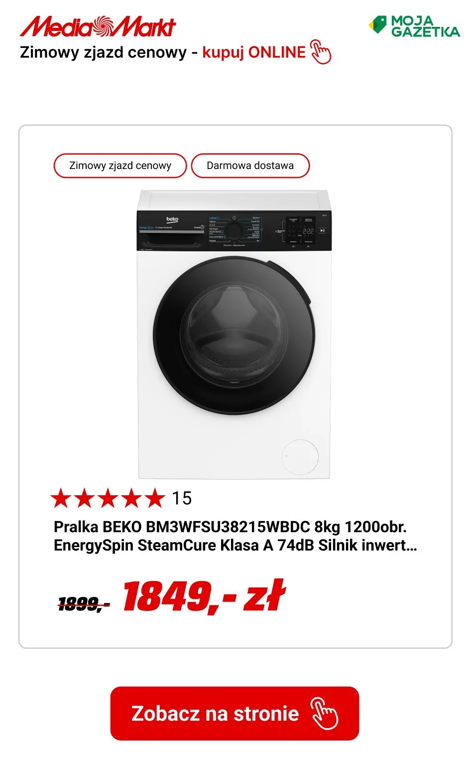 gazetka promocyjna Media Markt Zimowy zjazd cenowy! Kupuj w super cenach! - Strona 24