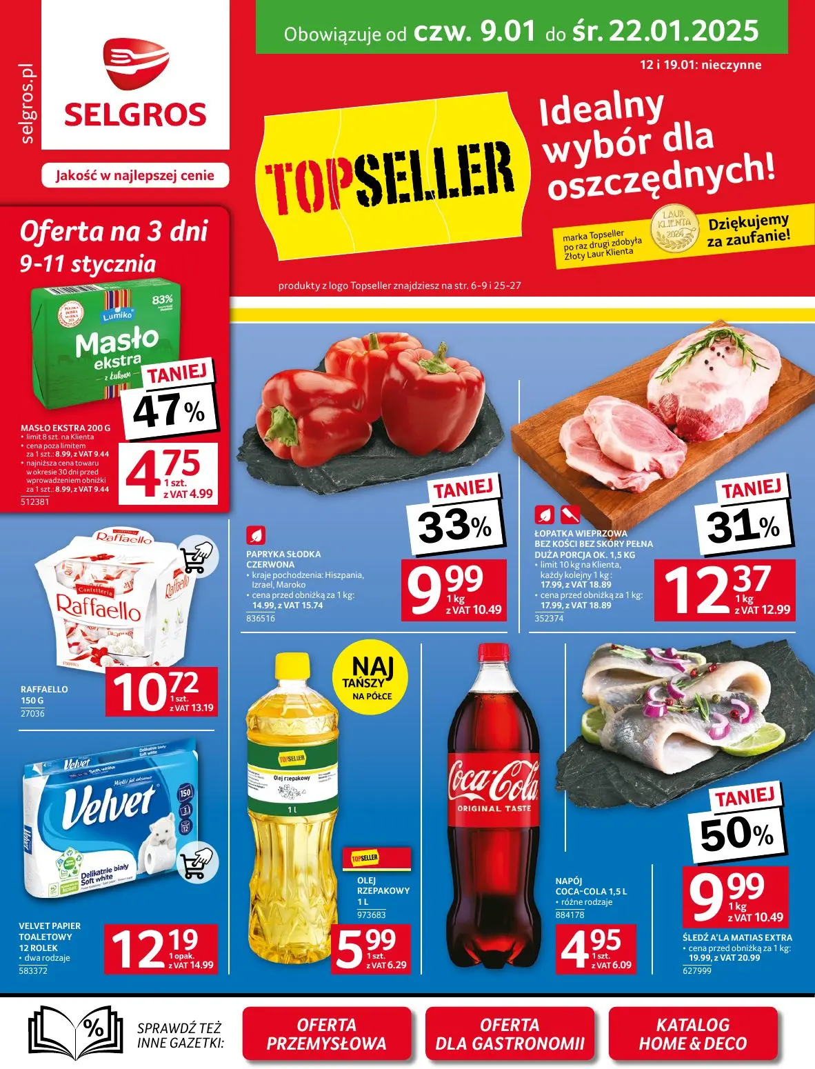 gazetka promocyjna SELGROS Oferta Spożywcza - Strona 1