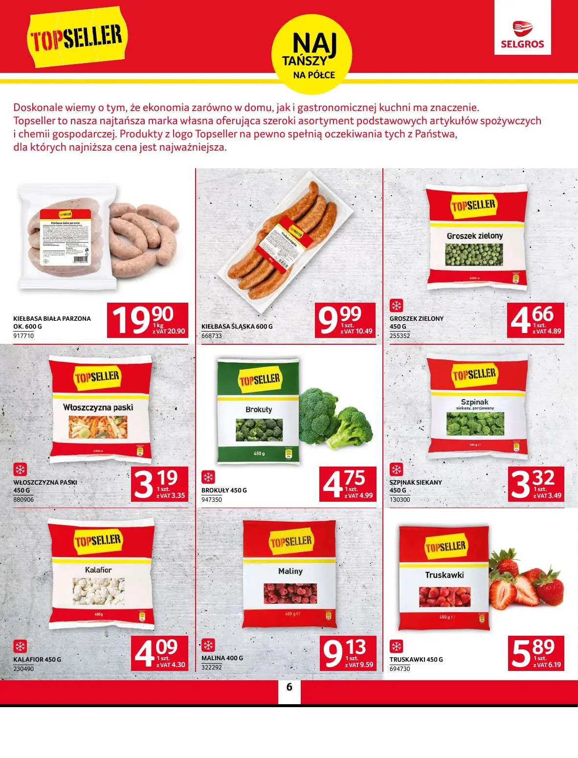 gazetka promocyjna SELGROS Oferta Spożywcza - Strona 6