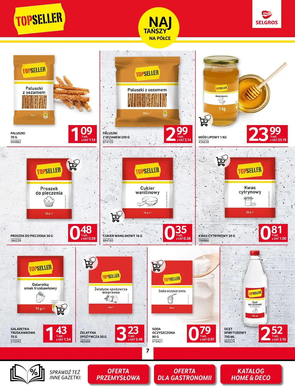 gazetka promocyjna SELGROS Oferta Spożywcza - Strona 7