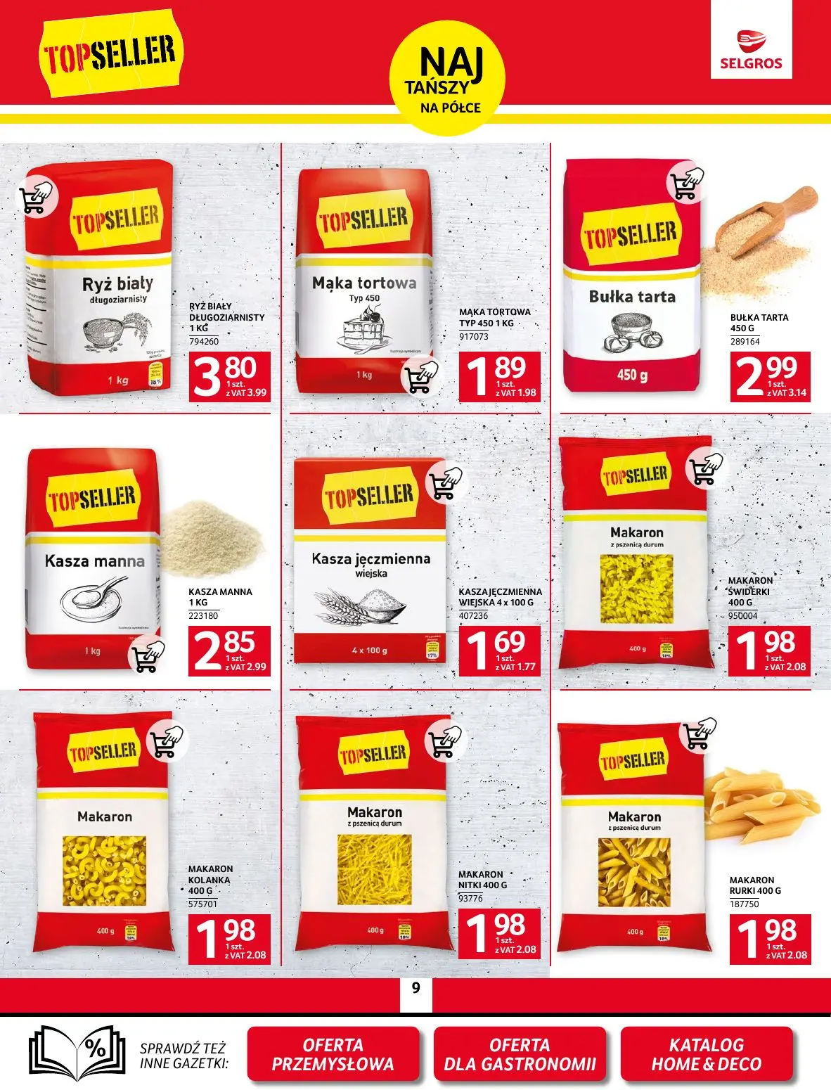 gazetka promocyjna SELGROS Oferta Spożywcza - Strona 9