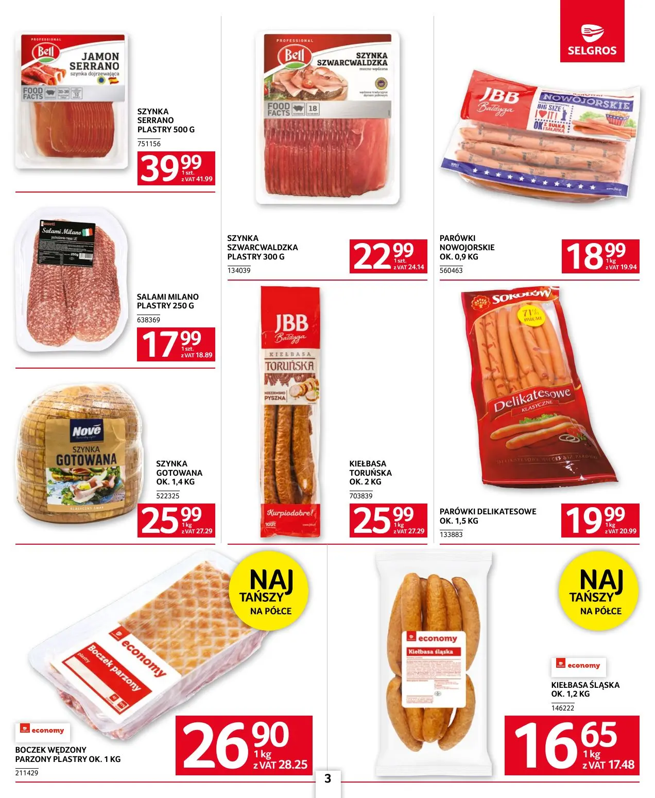 gazetka promocyjna SELGROS Oferta dla gastronomii - Strona 3