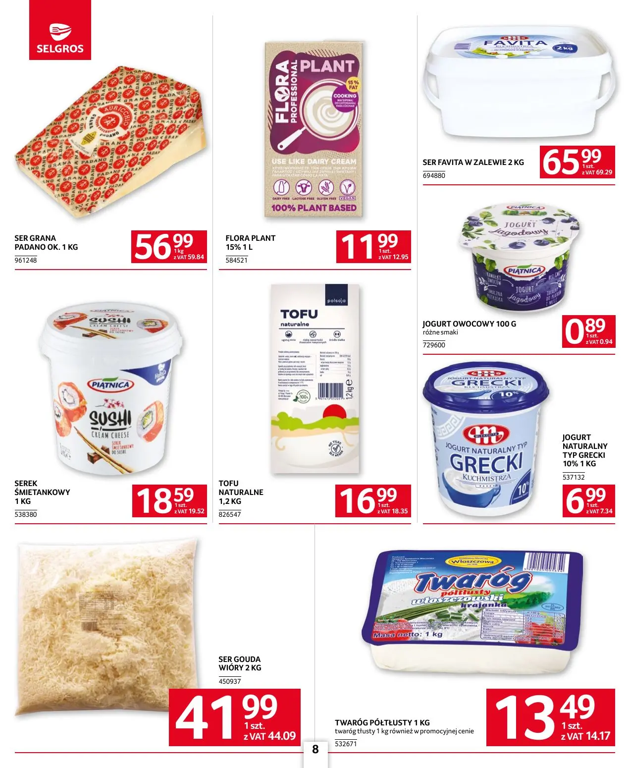 gazetka promocyjna SELGROS Oferta dla gastronomii - Strona 8