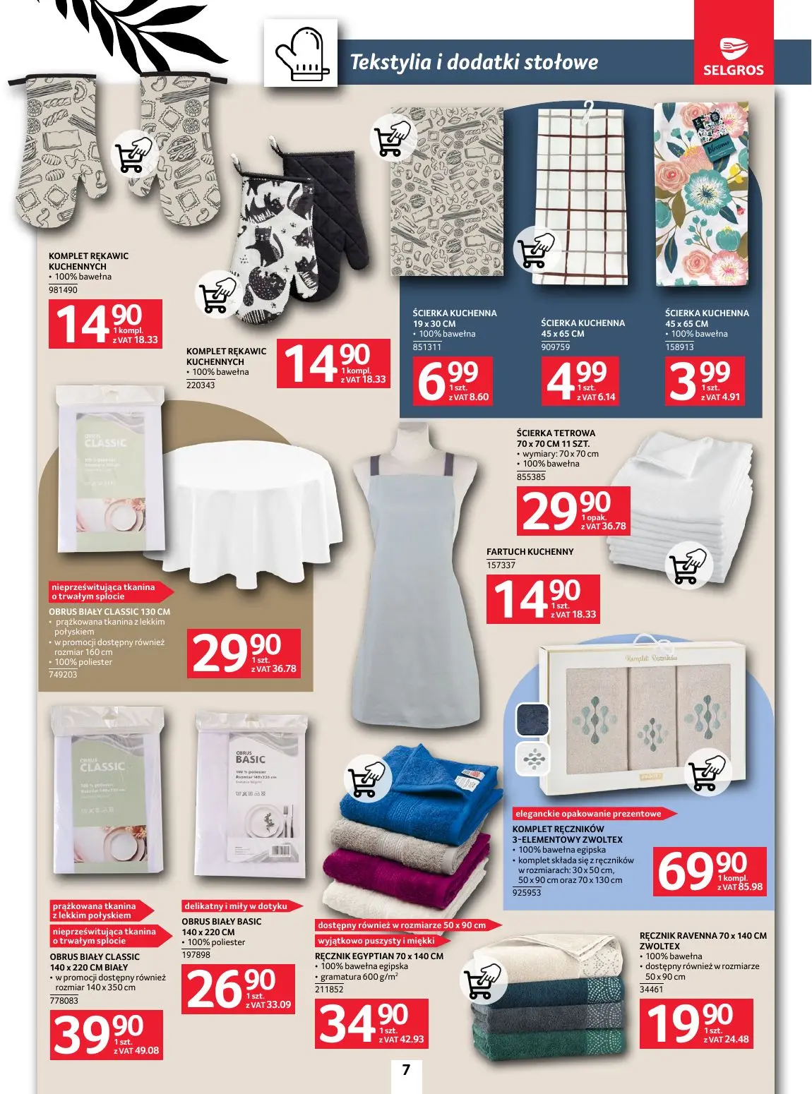 gazetka promocyjna SELGROS Katalog Home&Deco - Strona 7