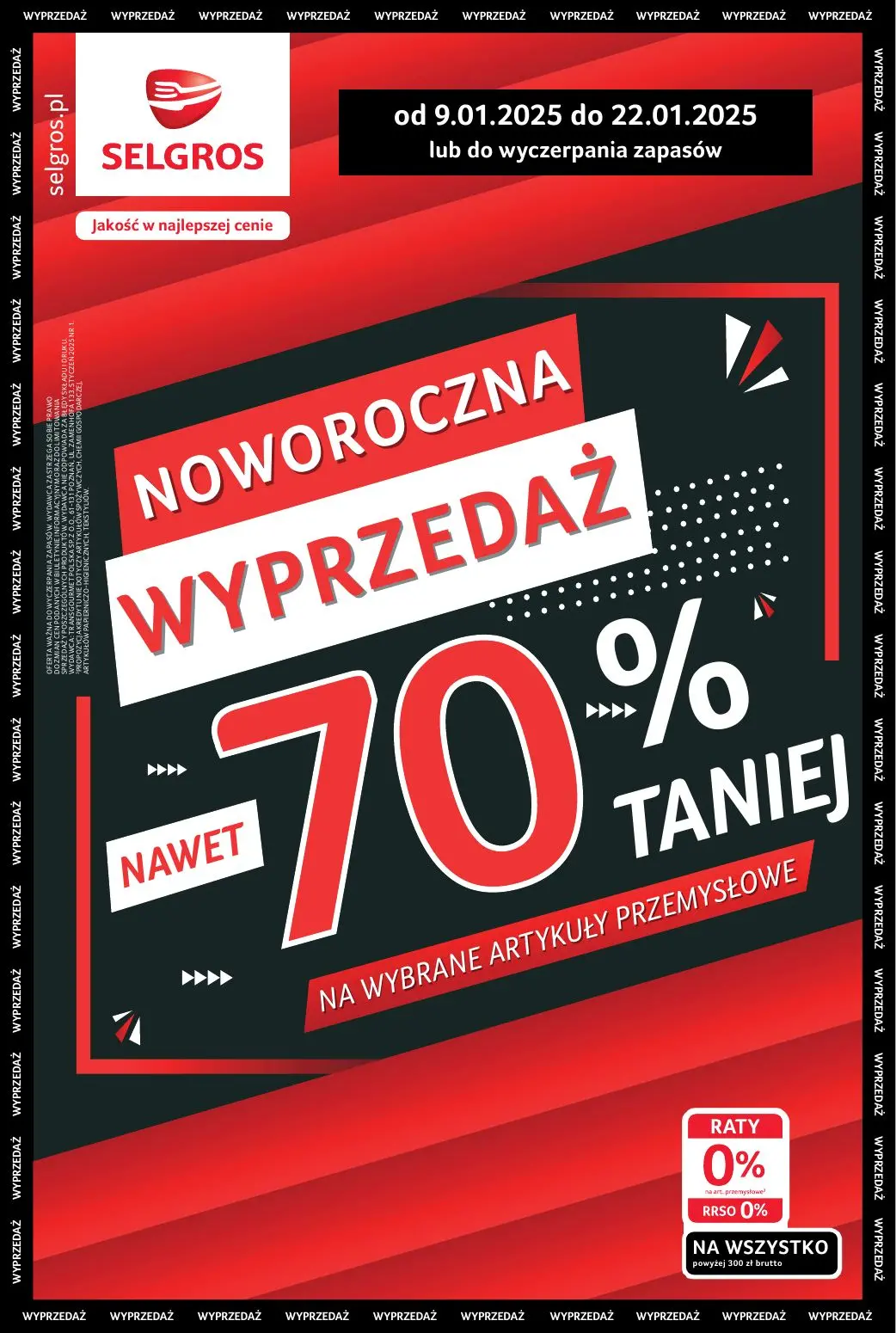 gazetka promocyjna SELGROS Katalog Wyprzedaż Artykułów Przemysłowych - Strona 1