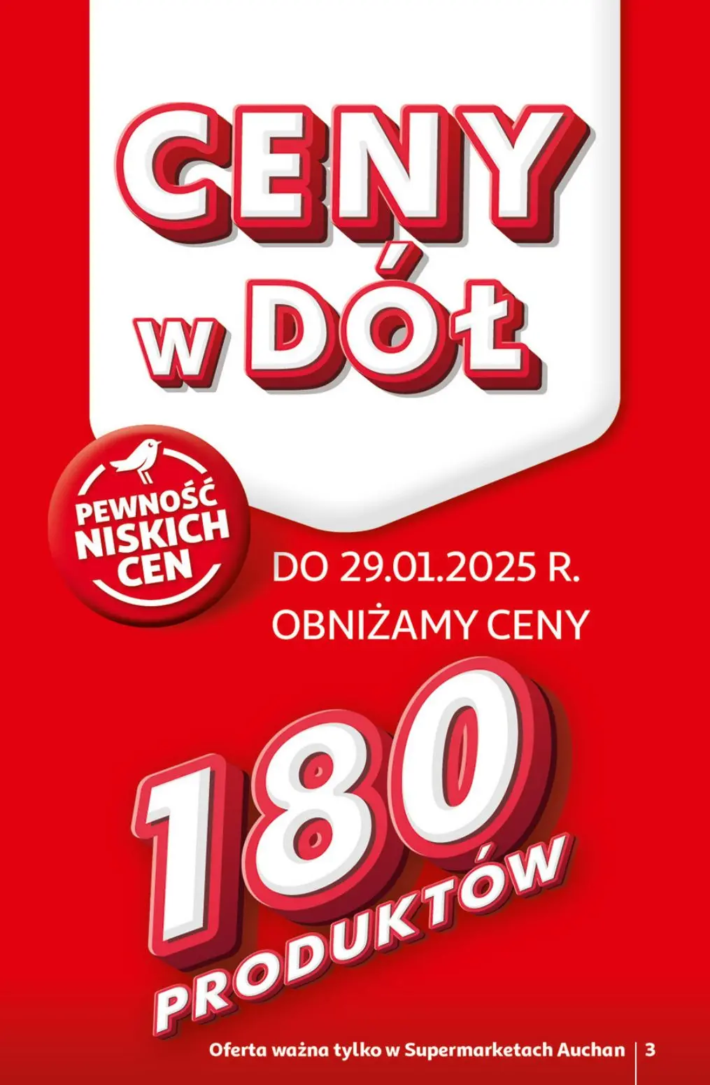 gazetka promocyjna Auchan Supermarket Ceny w dół - Strona 3