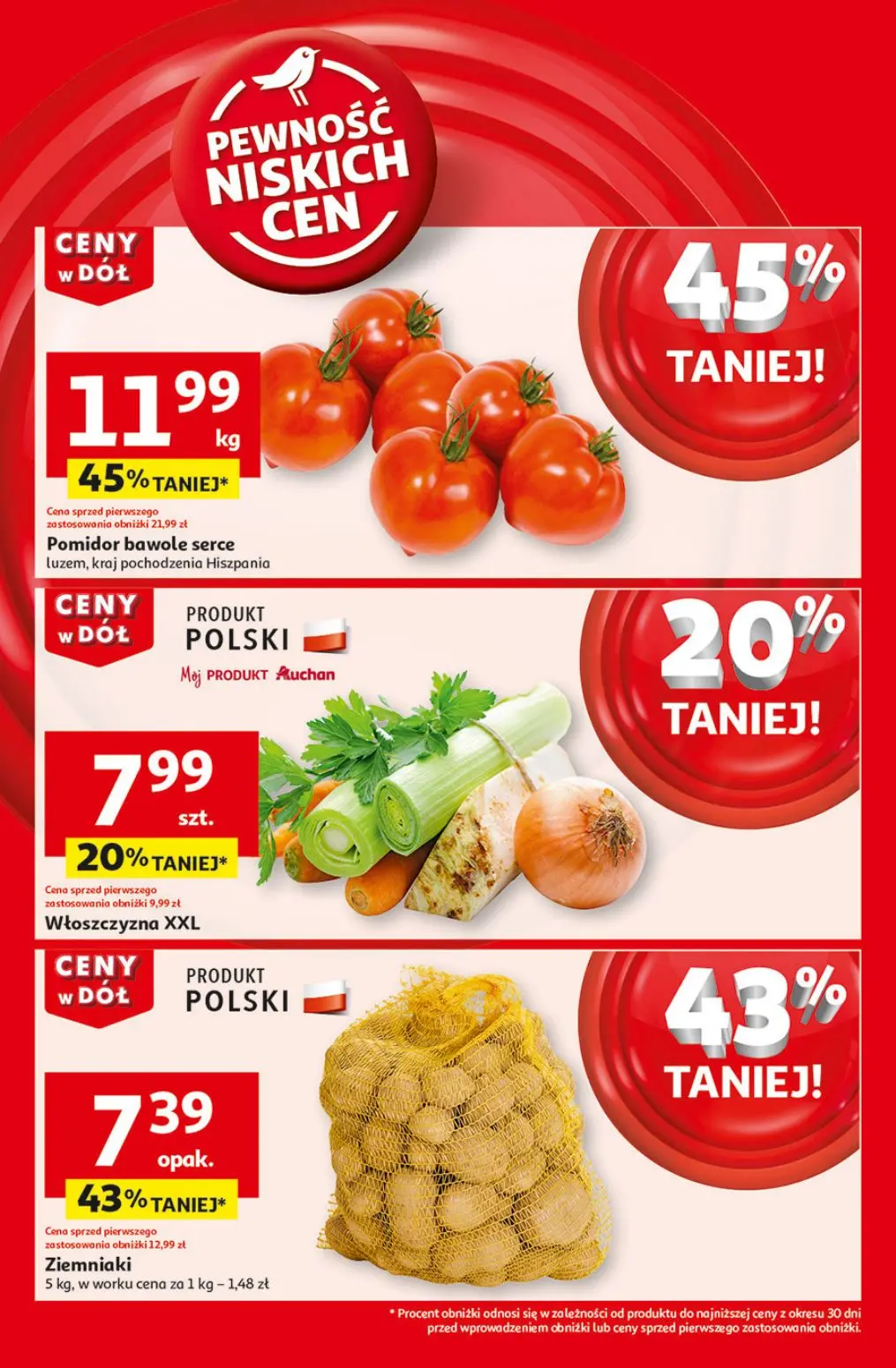 gazetka promocyjna Auchan Supermarket Ceny w dół - Strona 4