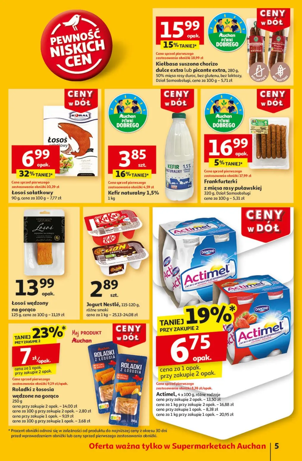 gazetka promocyjna Auchan Supermarket Ceny w dół - Strona 7