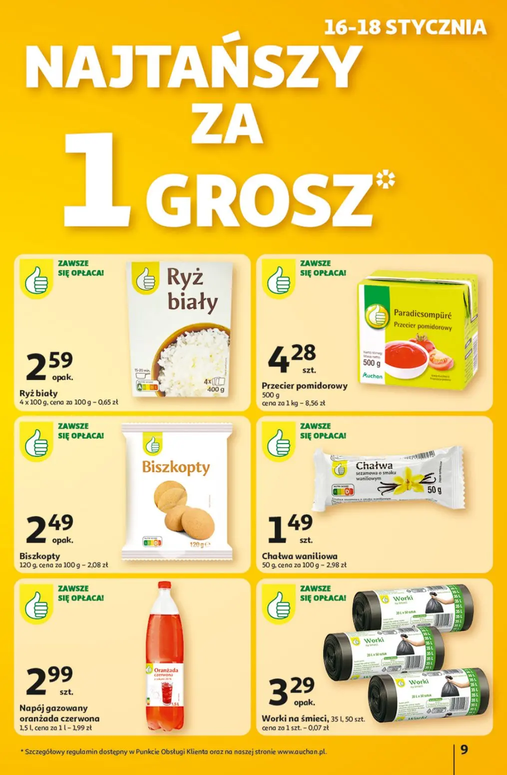 gazetka promocyjna Auchan Ceny w dół - Strona 9