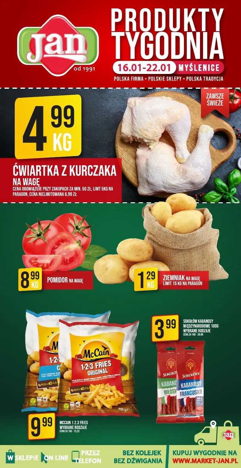 gazetka promocyjna Jan Myślenice - Strona 1