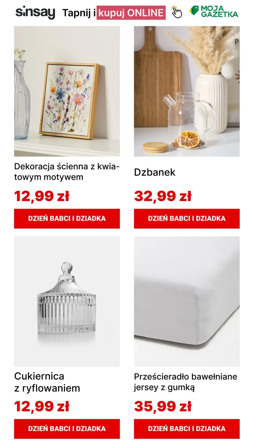 gazetka promocyjna Sinsay Dzień Babci i Dziadka 👵👴 - Strona 10