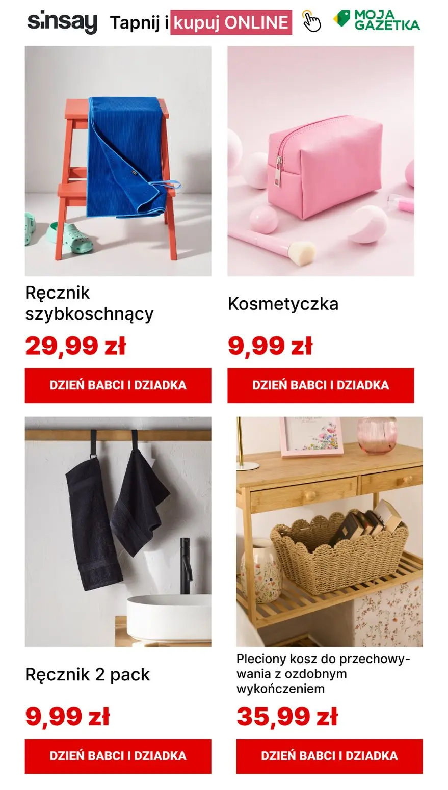 gazetka promocyjna Sinsay Dzień Babci i Dziadka 👵👴 - Strona 12