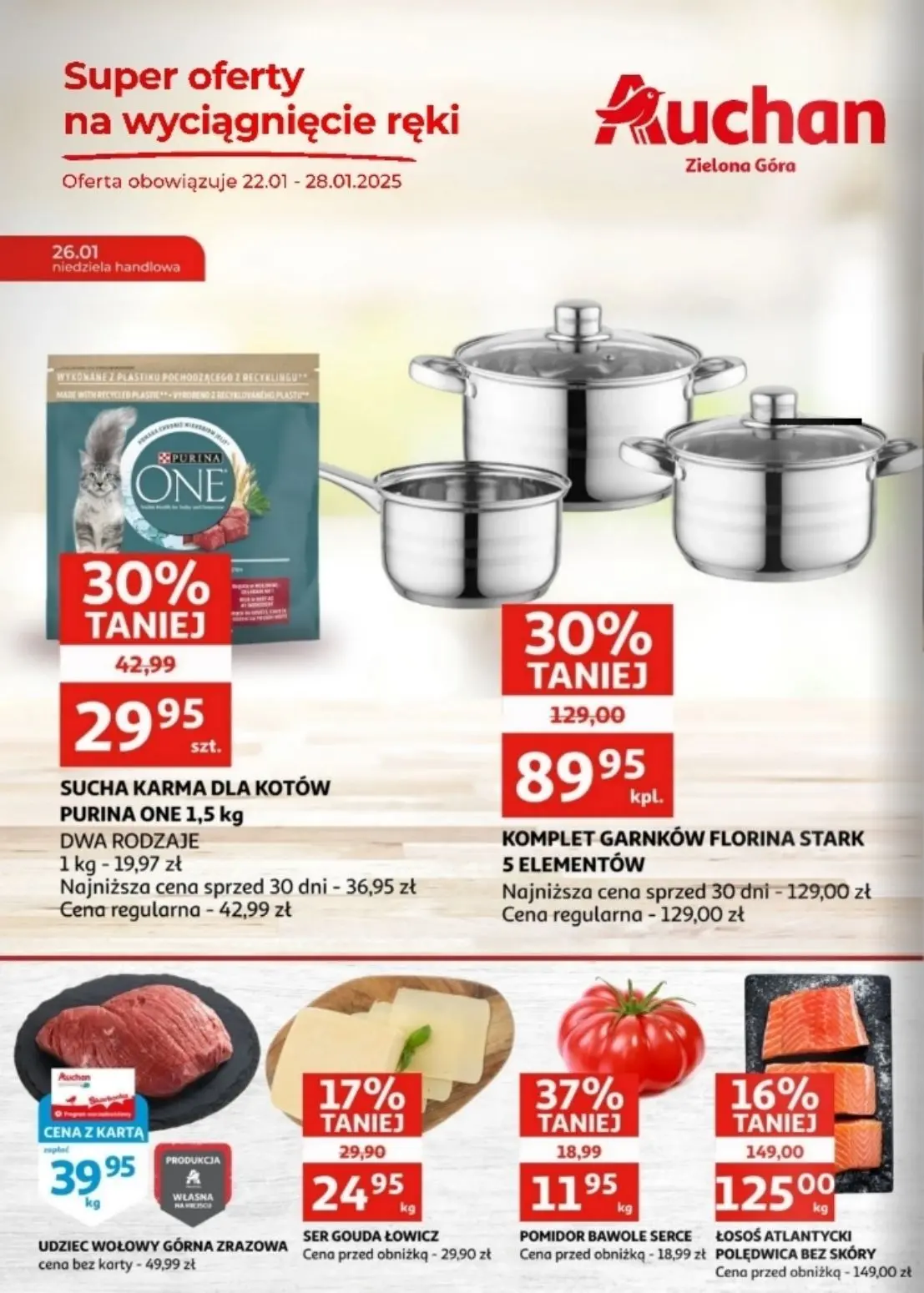 gazetka promocyjna Auchan Super oferty - Zielona Góra - Strona 1