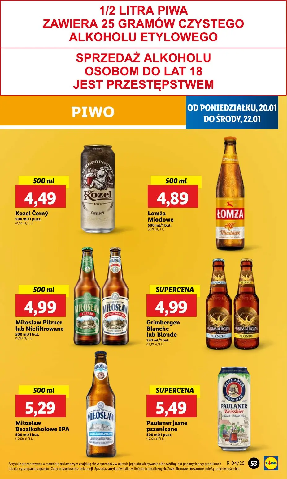 gazetka promocyjna LIDL Od poniedziałku - Strona 55