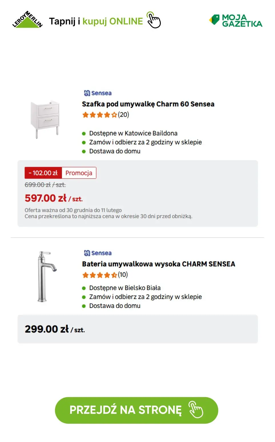 gazetka promocyjna Leroy Merlin Stwórz łazienkę we własnym stylu! - Strona 4