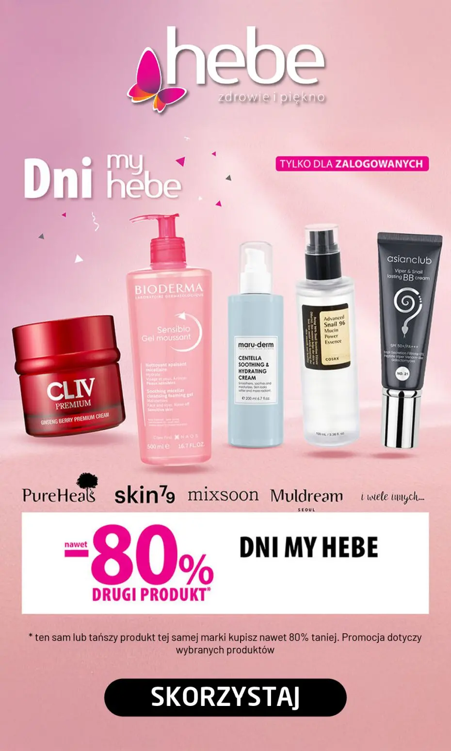 gazetka promocyjna hebe Dni My Hebe nawet -80% ZNIŻKI na drugi produkt! - Strona 1