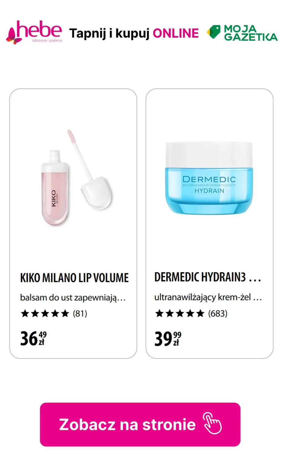 gazetka promocyjna hebe Dni My Hebe nawet -80% ZNIŻKI na drugi produkt! - Strona 10