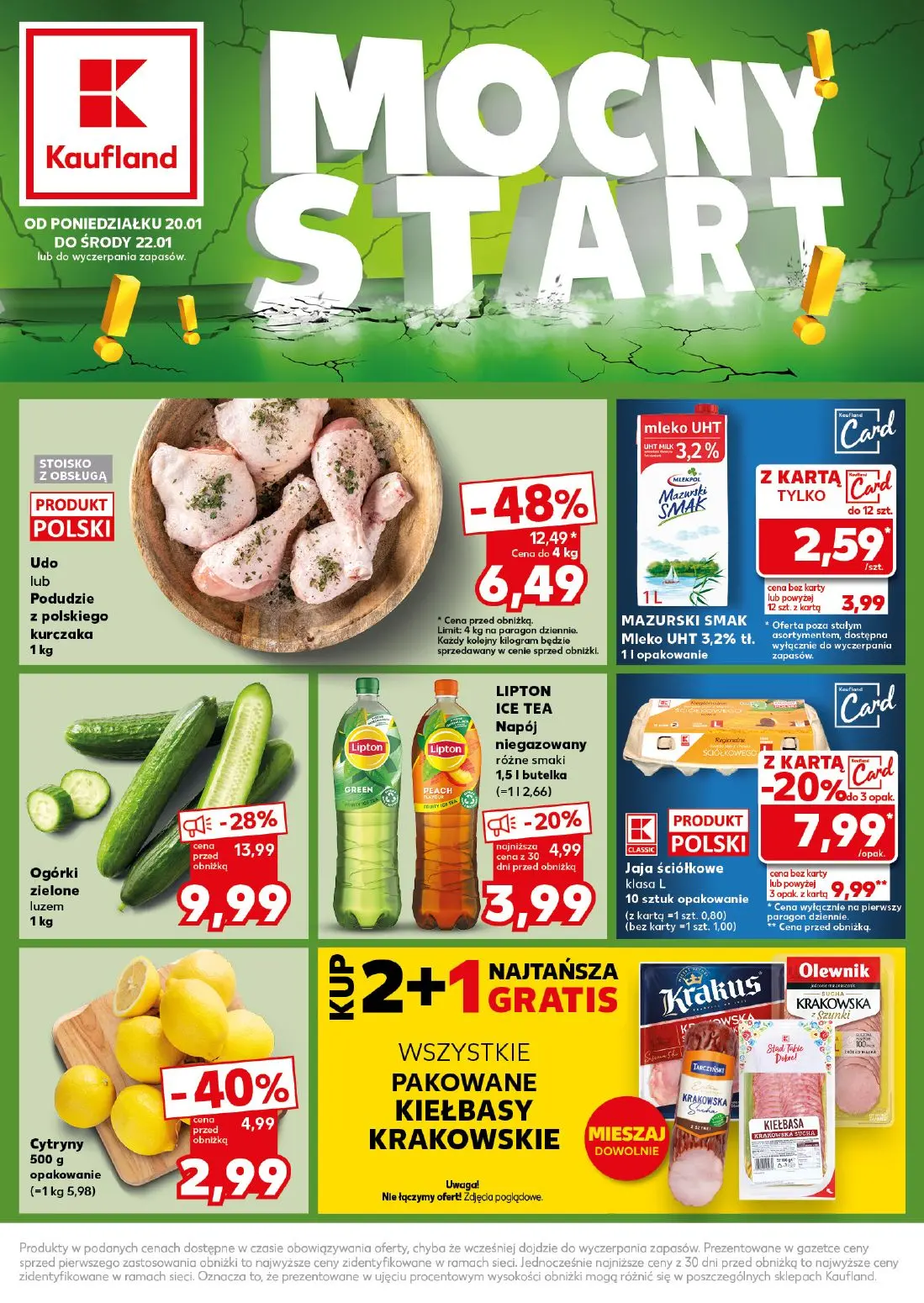 gazetka promocyjna Kaufland Mocny start - Strona 1