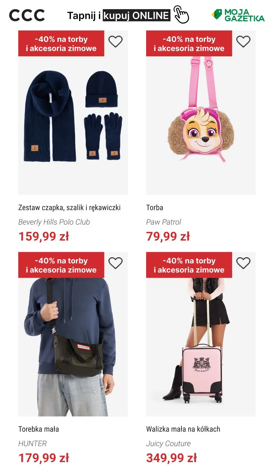 gazetka promocyjna CCC -40% na torby i akcesoria zimowe - Strona 3