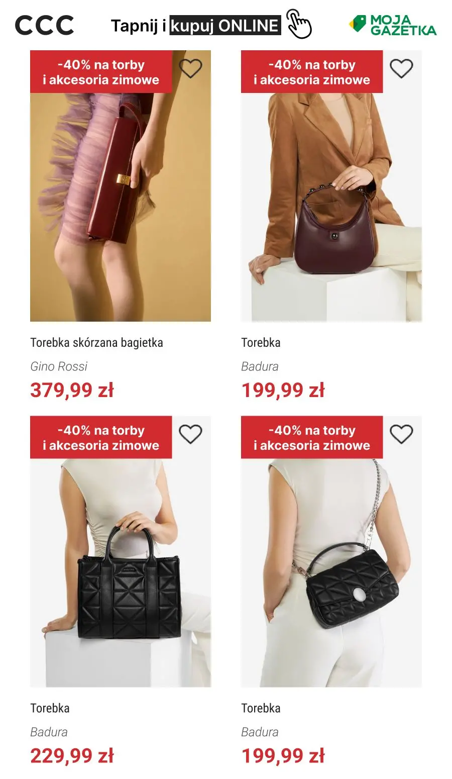 gazetka promocyjna CCC -40% na torby i akcesoria zimowe - Strona 5