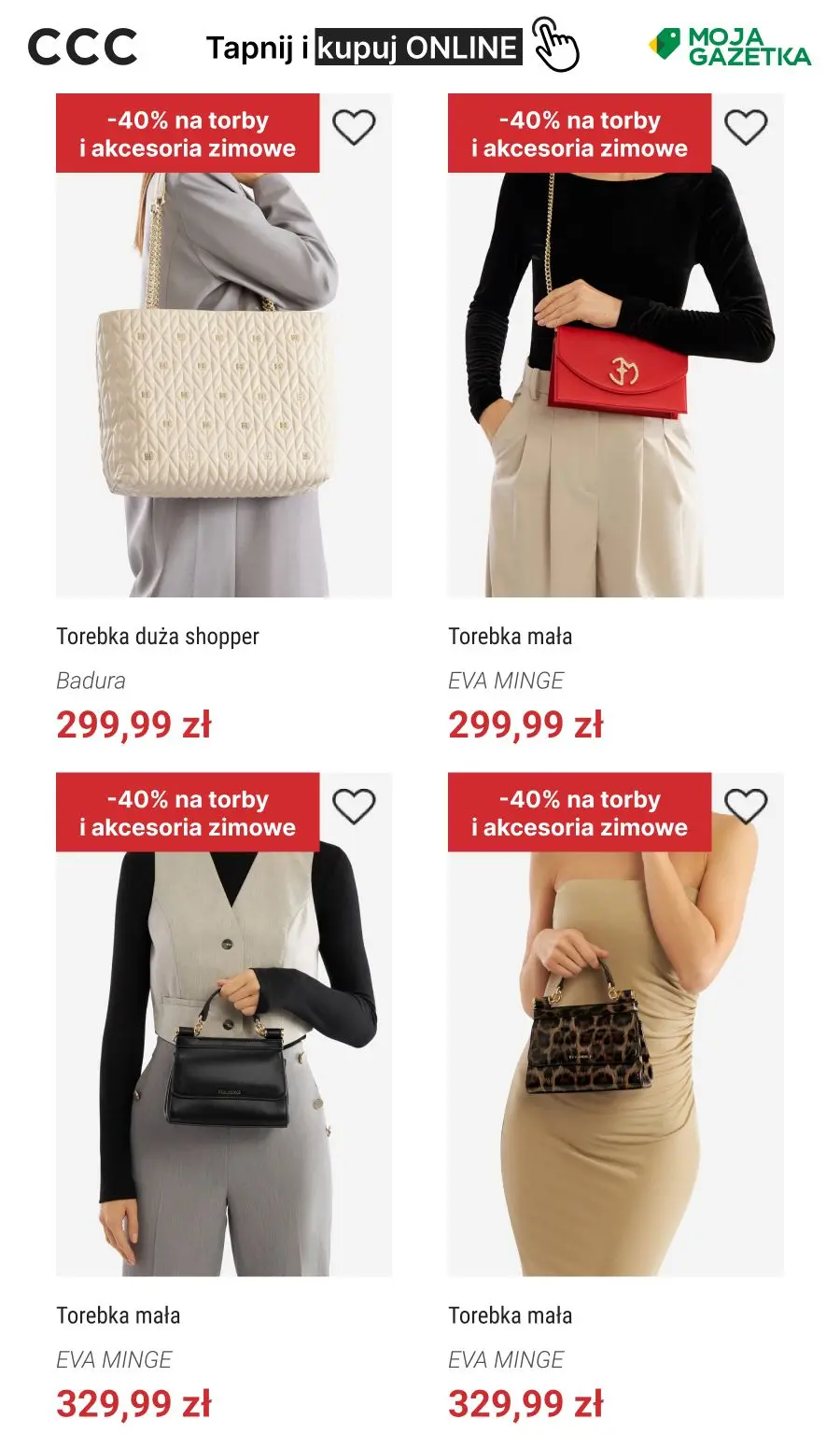 gazetka promocyjna CCC -40% na torby i akcesoria zimowe - Strona 9