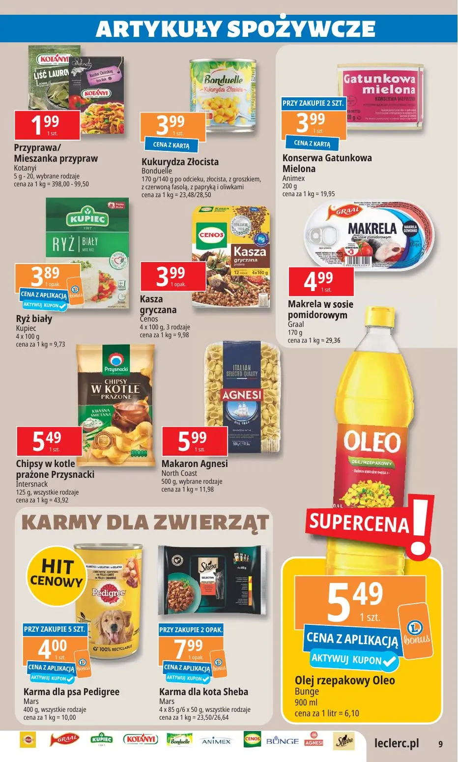 gazetka promocyjna E.Leclerc Wybór w dobrej cenie - Strona 9