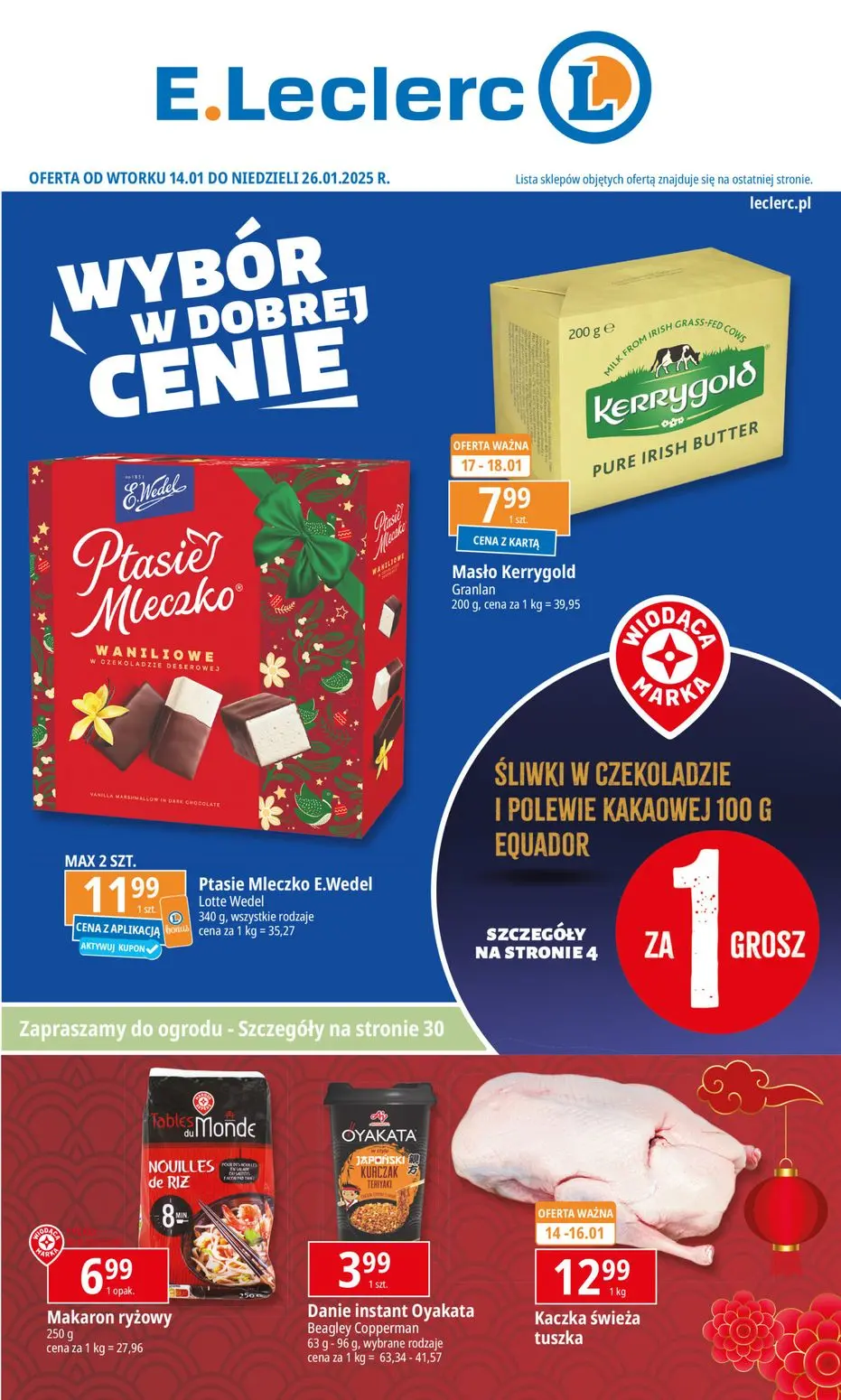 gazetka promocyjna E.Leclerc Wybór w dobrej cenie - oferta rozszerzona - Strona 1