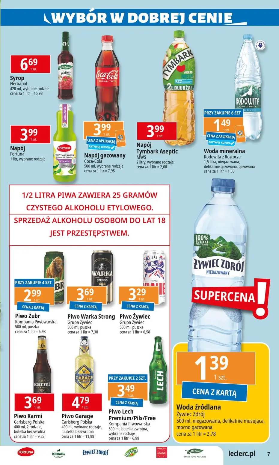 gazetka promocyjna E.Leclerc Wybór w dobrej cenie - oferta rozszerzona - Strona 7