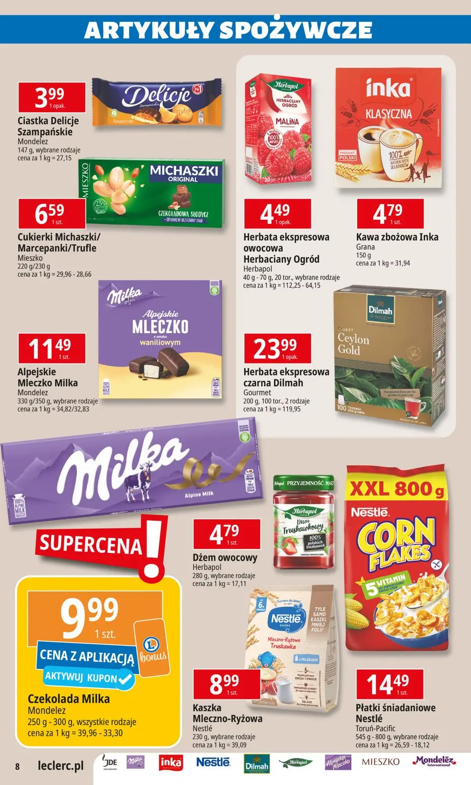 gazetka promocyjna E.Leclerc Wybór w dobrej cenie - oferta rozszerzona - Strona 8