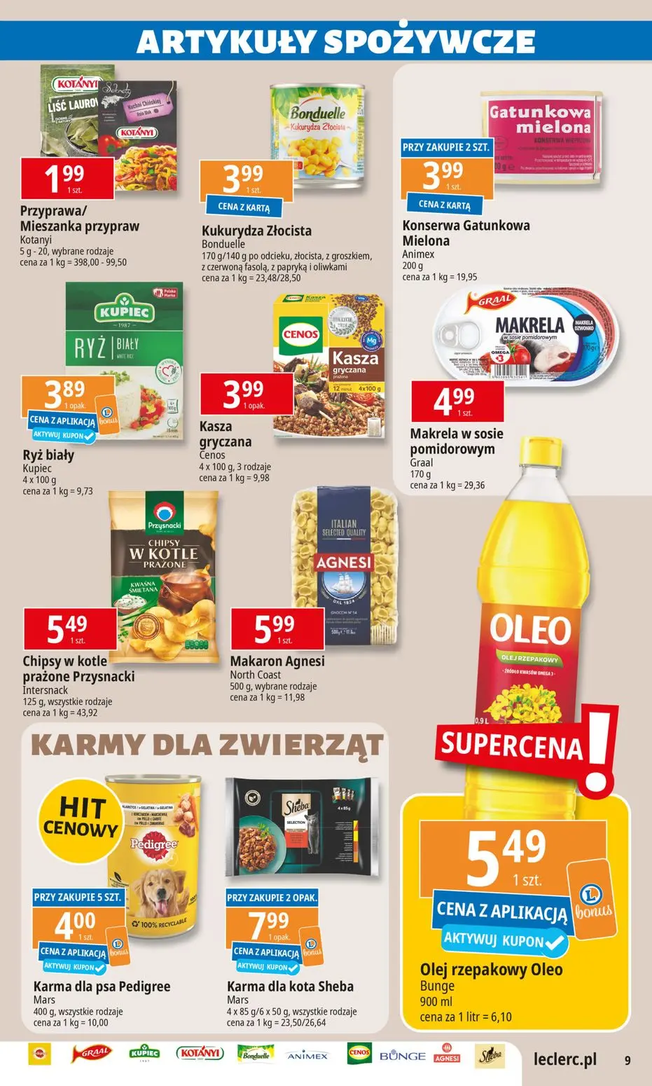 gazetka promocyjna E.Leclerc Wybór w dobrej cenie - oferta rozszerzona - Strona 9