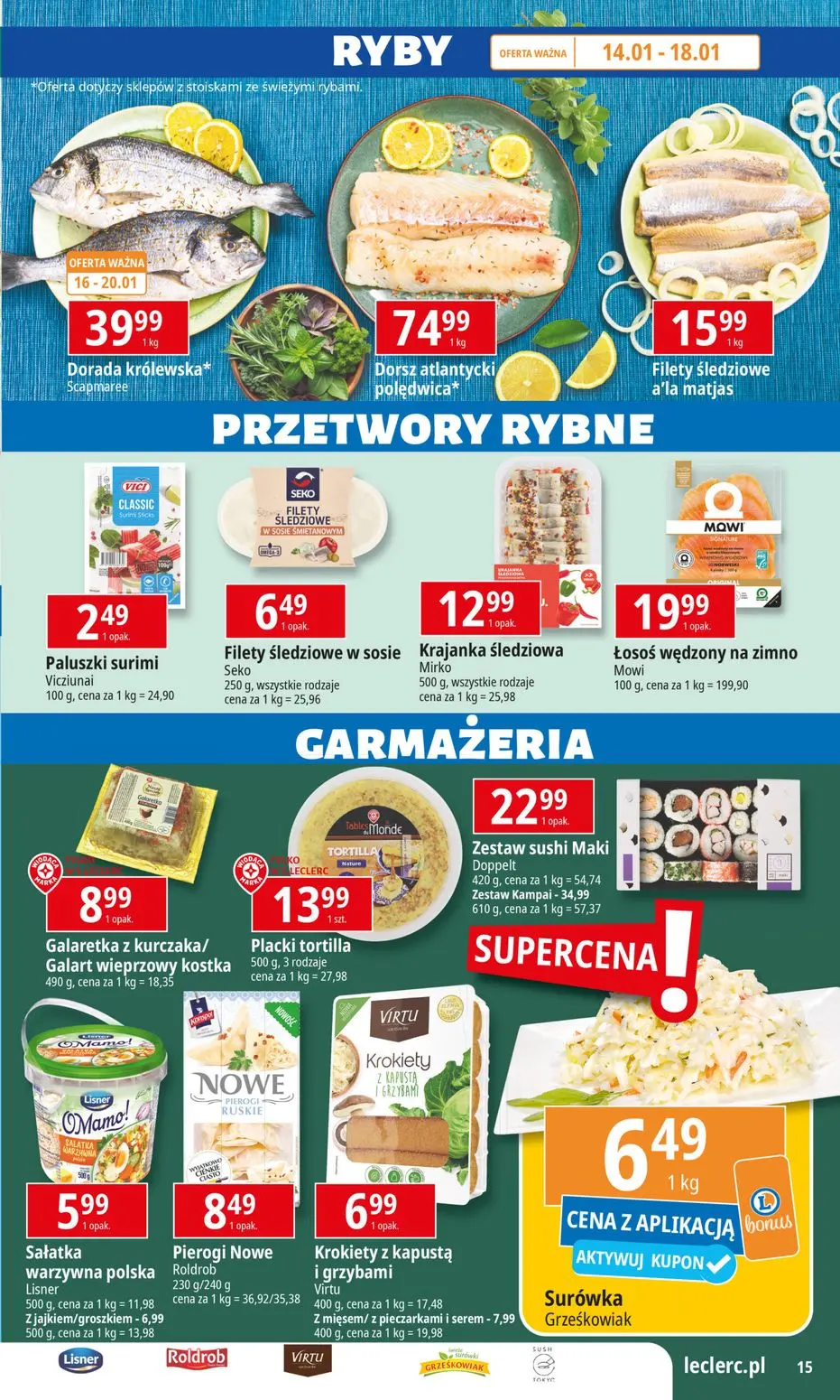 gazetka promocyjna E.Leclerc Wybór w dobrej cenie - oferta rozszerzona - Strona 15