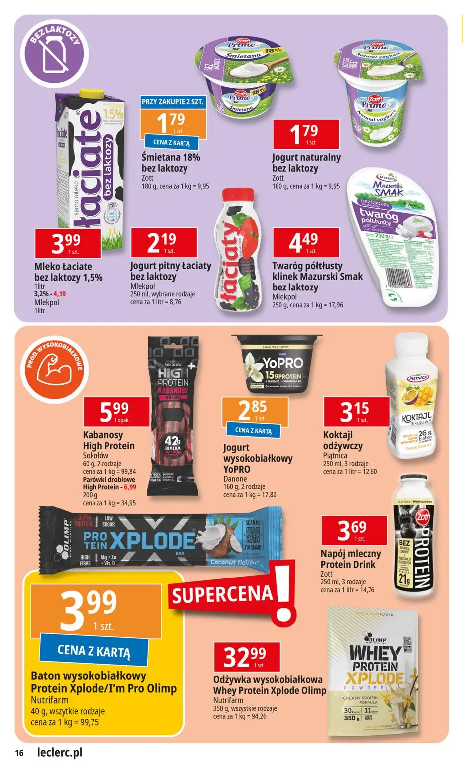 gazetka promocyjna E.Leclerc Wybór w dobrej cenie - oferta rozszerzona - Strona 16