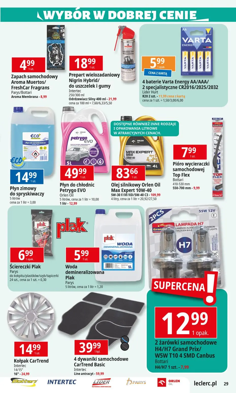 gazetka promocyjna E.Leclerc Wybór w dobrej cenie - oferta rozszerzona - Strona 29