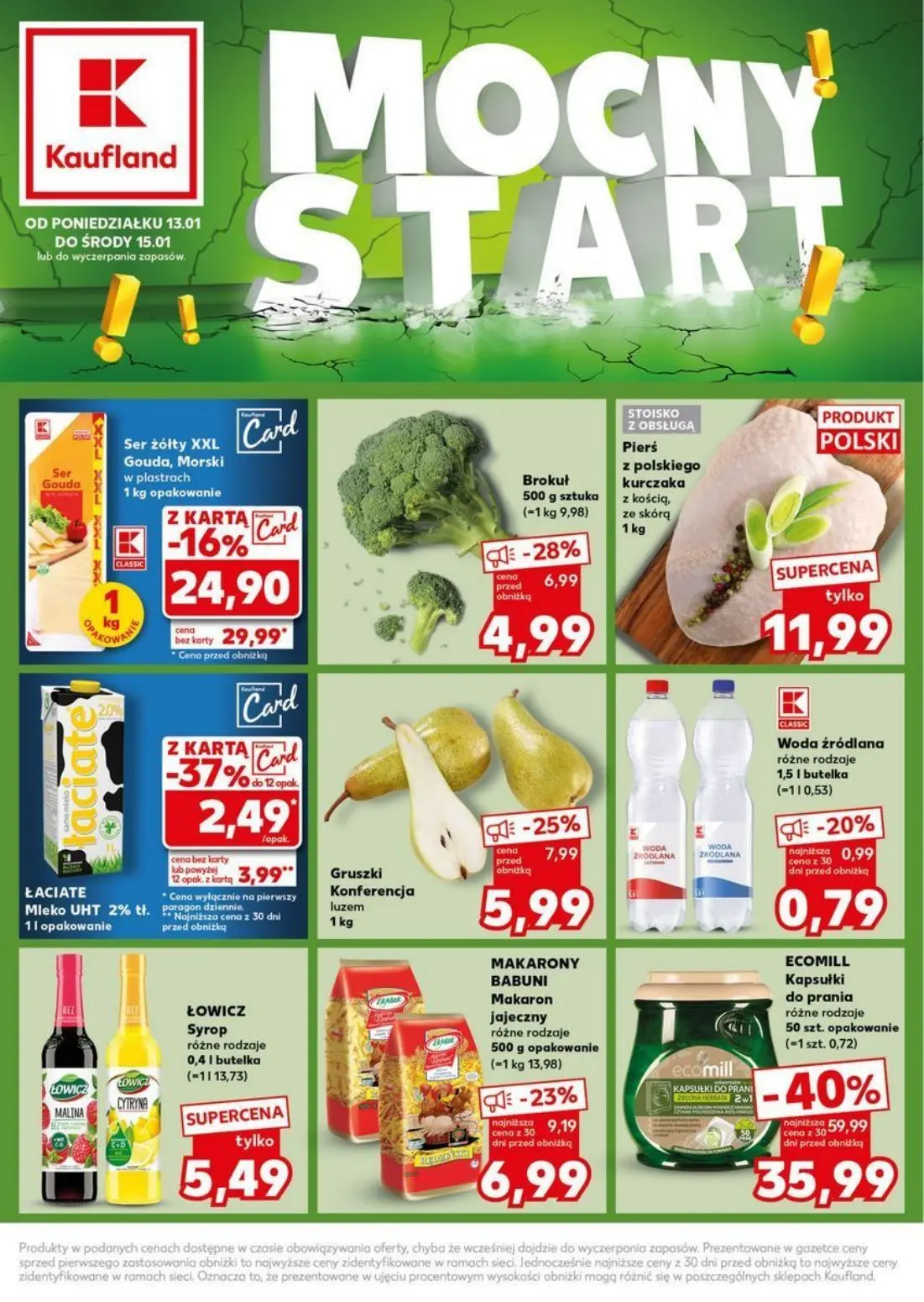 gazetka promocyjna Kaufland Mocny start - Strona 1