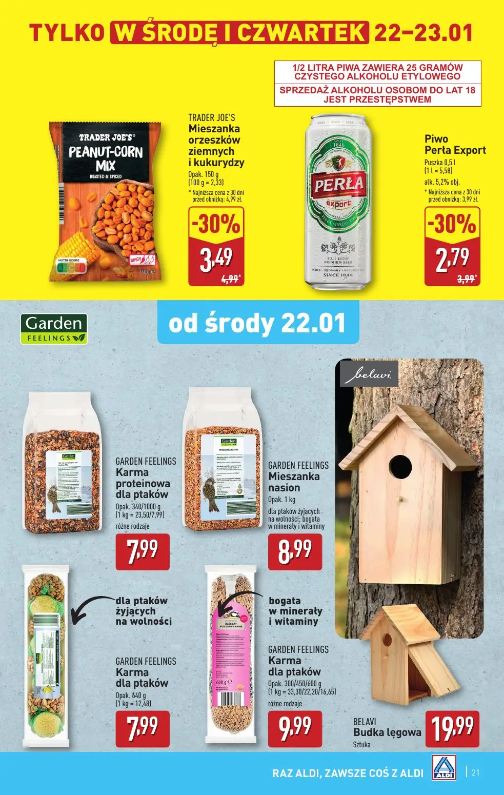 gazetka promocyjna ALDI Raz ALDI, zawsze coś z ALDI - Strona 21