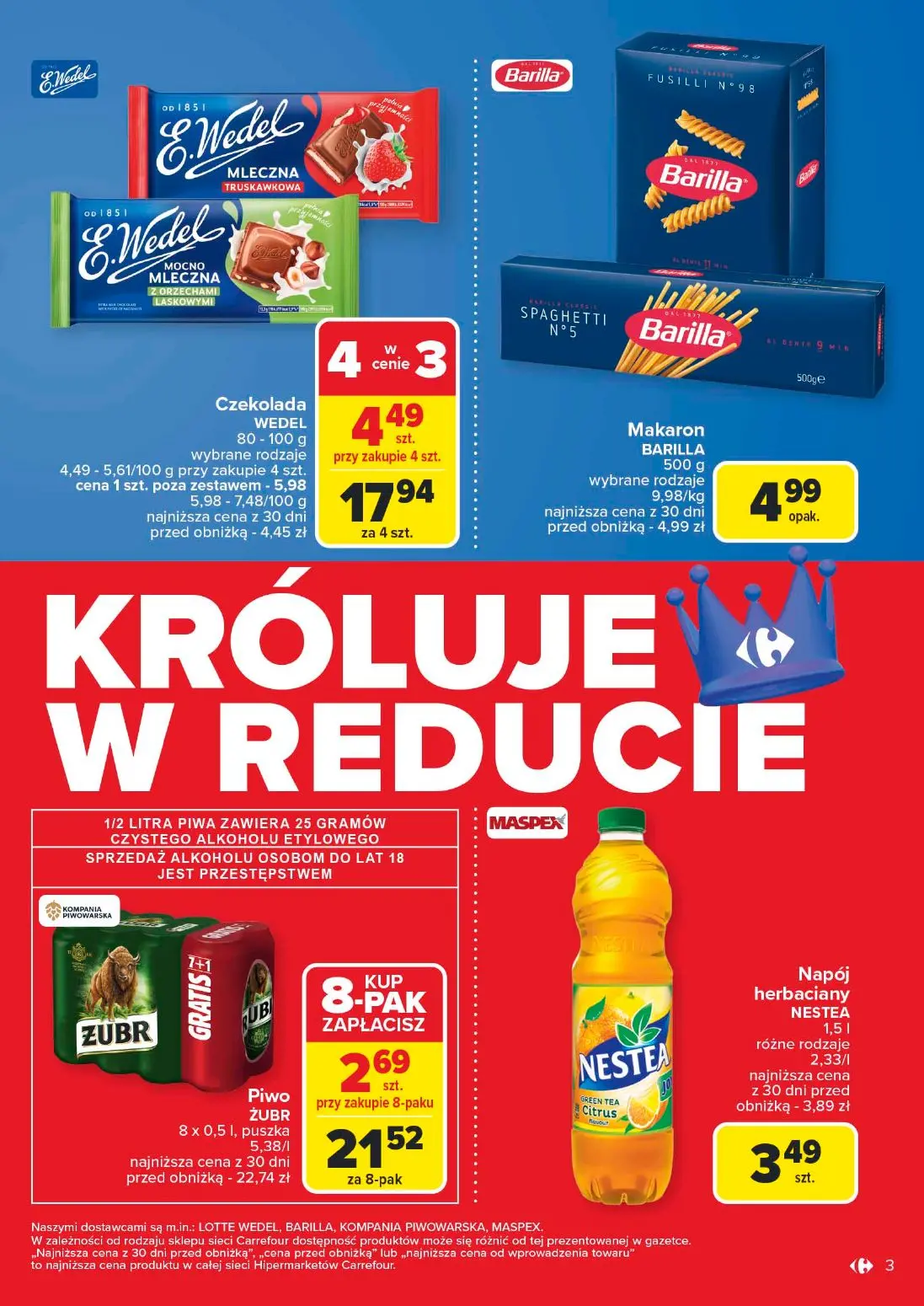 gazetka promocyjna Carrefour Carrefour króluje w reducie - Strona 3