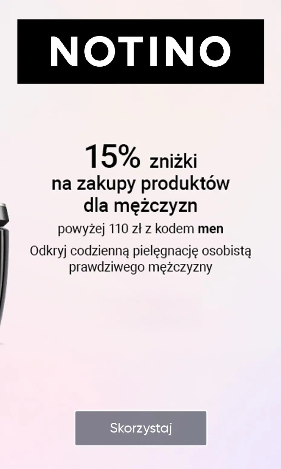 gazetka promocyjna Notino Skorzystaj ze zniżki 15% na zakupy produktów dla mężczyzn powyżej 110 zł z kodem men. - Strona 2