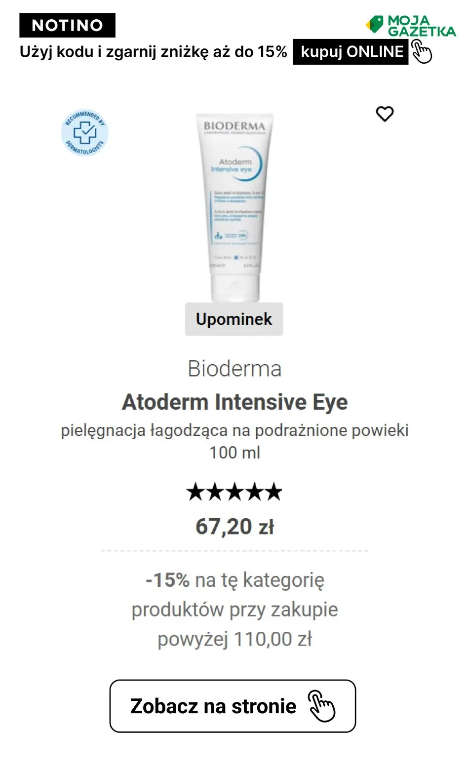 gazetka promocyjna Notino Skorzystaj ze zniżki 15% na zakupy produktów dla mężczyzn powyżej 110 zł z kodem men. - Strona 7