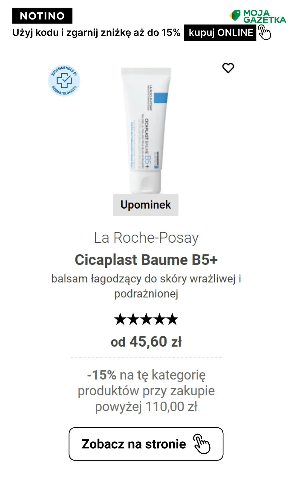 gazetka promocyjna Notino Skorzystaj ze zniżki 15% na zakupy produktów dla mężczyzn powyżej 110 zł z kodem men. - Strona 19