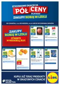 Gazetka promocyjna LIDL, ważna od 2025-01-23 do 2025-01-26.