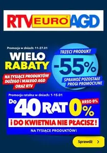 Gazetka promocyjna RTV EURO AGD, ważna od 2025-01-13 do 2025-01-27.