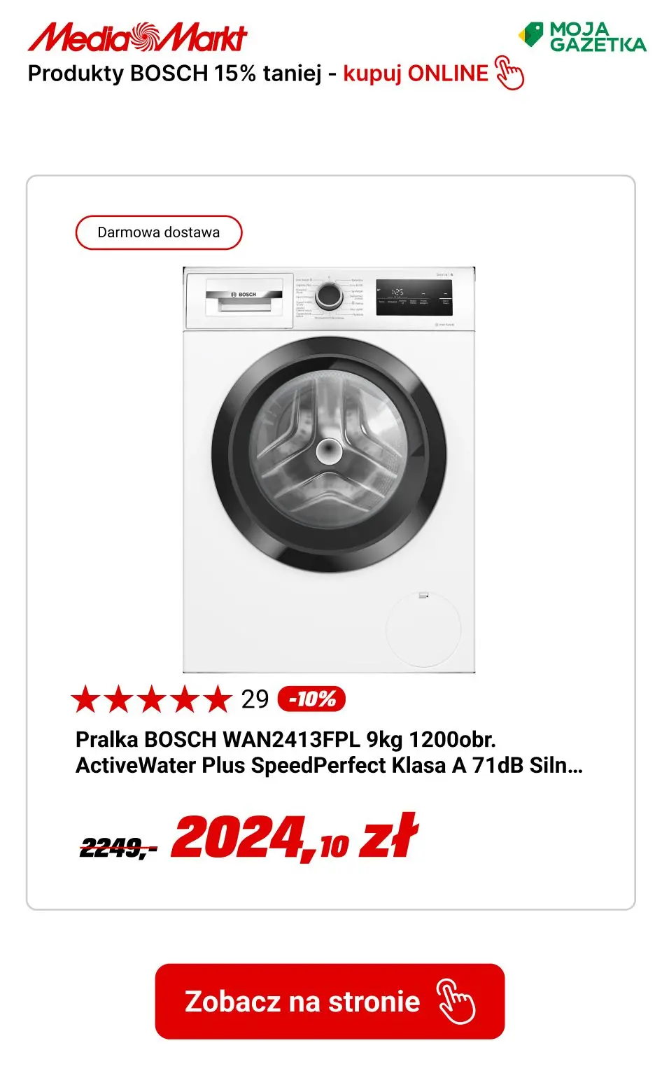 gazetka promocyjna Media Markt Marka BOSH do -15% TANIEJ!! - Strona 6