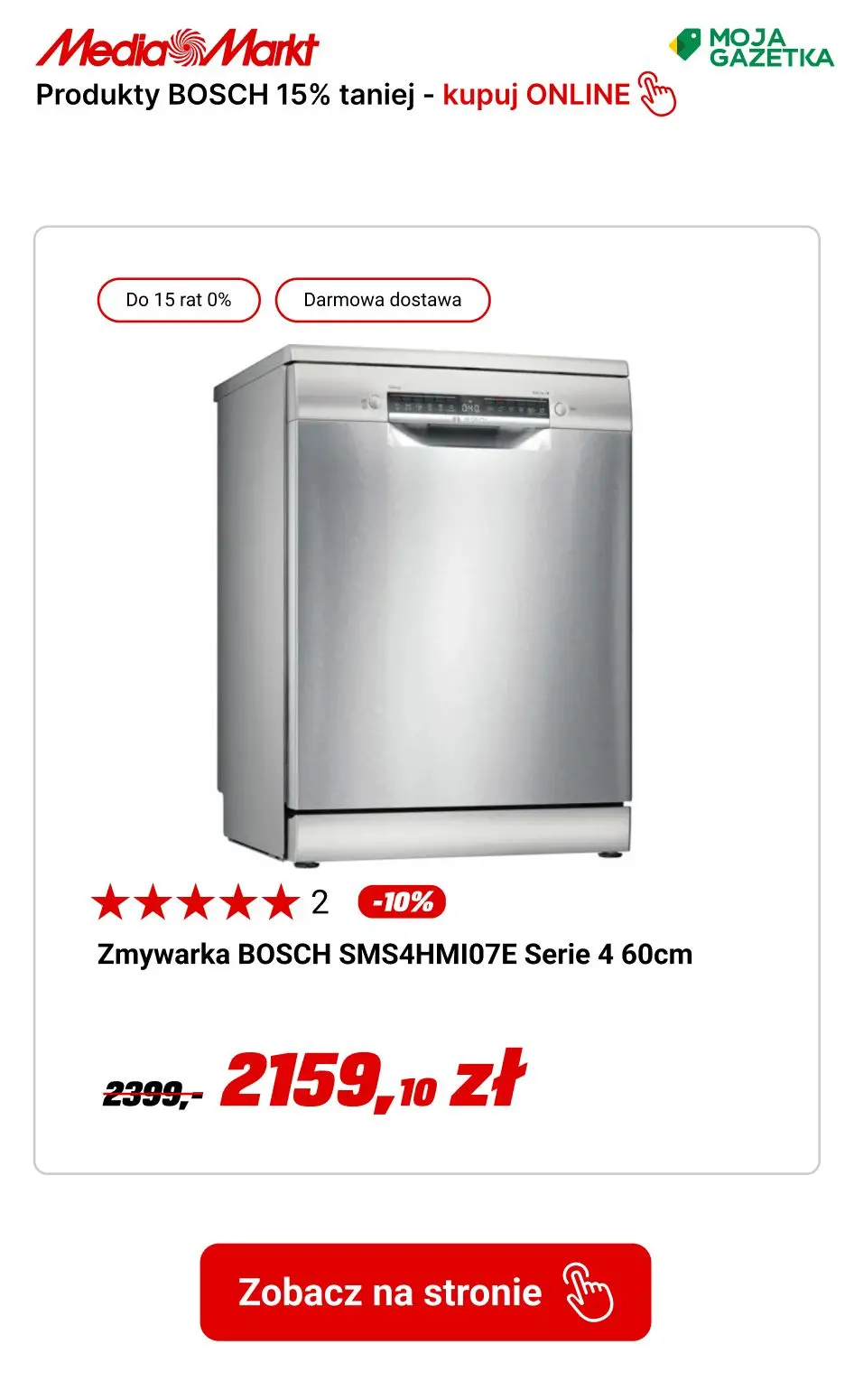 gazetka promocyjna Media Markt Marka BOSH do -15% TANIEJ!! - Strona 7